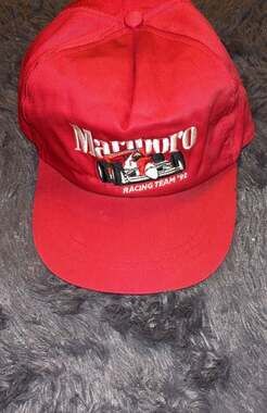 Vintage 1992 Marlboro Racing Team Snapback Trucker Hat